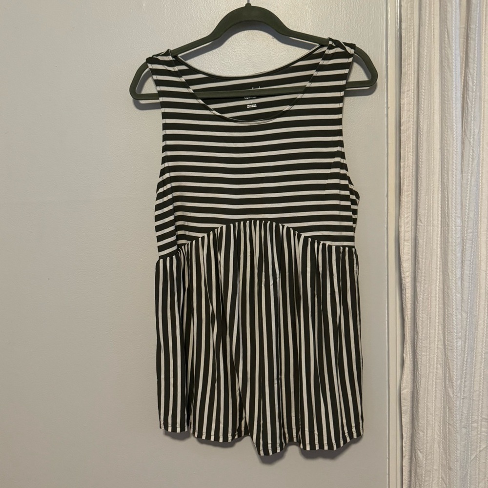 Isabel Maternity Sleeveless Tee- Large